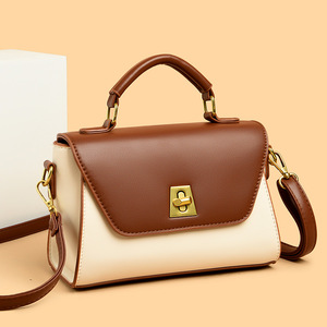 New Fashion High-End Vintage Small <b>Square</b> Bag for Women Single Strap Zip Versatile Shoulder Crossbody Handbag - Product Image 1