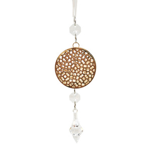 Pendentif en cristal acrylique creux en métal de haute qualité de 8 cm pour la décoration de l'arbre de Noël et des fenêtres, idéal pour les fêtes et les célébrations. - Product Image 6