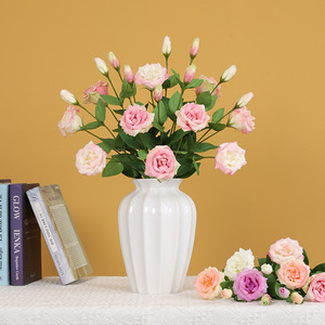 Ruilisi - Campanillas Artificiales de Dos Cabezas, PVC Suave, Decoración para Bodas y Hogar, Estilo Europeo, Campanilla de Verano de Dos Cabezas - Product Image 3