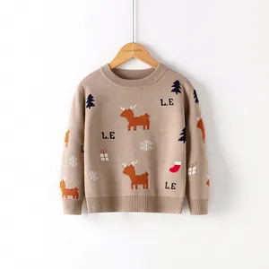 RTS Cute Pattern Sweaters Kinder Pullover Baby Weihnachts pullover Versand bereit
