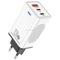 Chargeur USB C PD 120W 3 ports USB Charge rapide Type C Adaptateur de téléphone portable 120W Adaptateur de voyage pour Samsung/Xiaomi