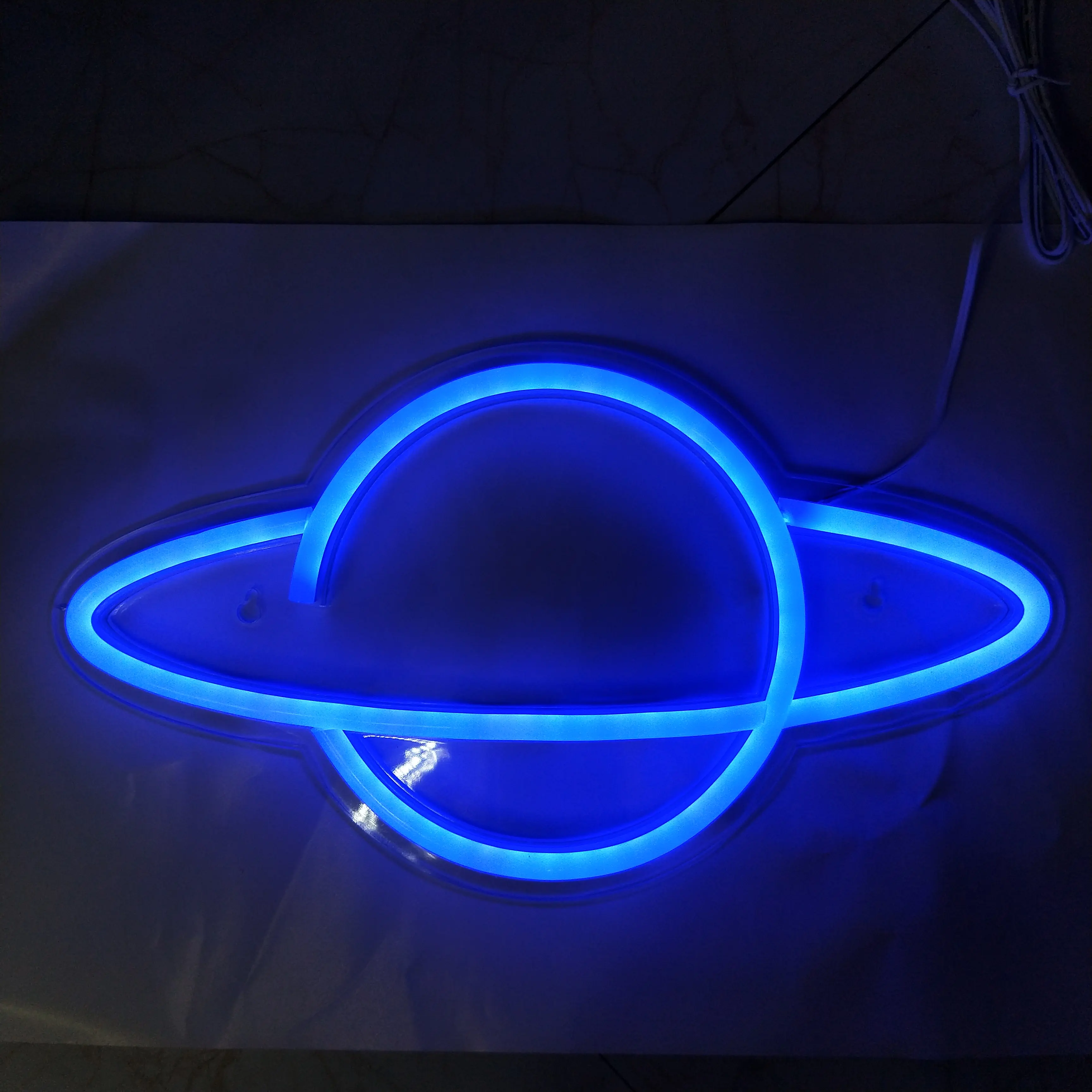 USB 전원 행성 빛 Led 네온 표지판 온/오프 스위치 게임 룸 장식