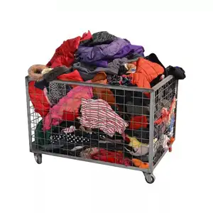 Baumwoll lappen Abfall abfall Recycling gebrauchte Kleidung Wischt ücher