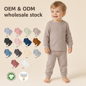 Set Pigiama Invernale per Bambini a Maniche Lunghe in Morbido Cotone Biologico Anallergico - Product Image 1