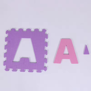 Tapete de juego EVA tipo rompecabezas, baldosas de espuma entrelazadas, tapete suave no tóxico para bebés, tapete para habitación infantil, impermeable y fácil de limpiar - Product Image 3