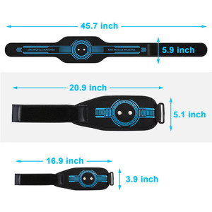 Ceinture de protection lombaire intelligente EMS pour le sport, appareil d'entraînement abdominal à domicile pour personnes paresseuses, ceinture de fitness musculaire pour le corps - Product Image 5