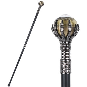 Canne de marche en bronze antique avec œil porte-bonheur, canne décorative gothique <span class=keywords><strong>à</strong></span> griffes et œil pour Halloween et soirées cosplay - Product Image 2