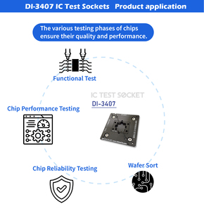ซ็อกเก็ตทดสอบ IC ป้องกันการกัดกร่อนเบ้าทดสอบสารกึ่งตัวนำ - Product Image 4