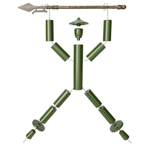 Juego de Batalla de Marionetas de Madera Tradicional, Juguete de Competición para Dos Jugadores, para Espectáculos Callejeros, Diversión al Aire Libre, Padres e Hijos - Product Image 2