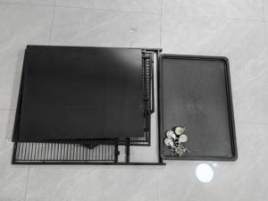 Jaula para Pájaros de Acero Inoxidable Resistente para Loros y Canarios, Diseño Sólido, Aviario Grande para Exteriores y Portátil - Product Image 5