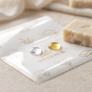 Papier de soie ciré en glassine imprimé sur mesure pour l'emballage du savon, biodégradable, en pâte de bois vierge, impression offset - Product Image 3