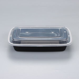 Contenedor de comida biodegradable ligero <span class=keywords><strong>rectangular</strong></span> de 24 oz, caja Bento desechable para alimentos, un contenedor de almacenamiento para alimentos - Product Image 5