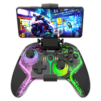 Control de Juego Turbo con Luz RGB, Joystick Gamepad para Nintendo Switch/PC/PS4, Inalámbrico