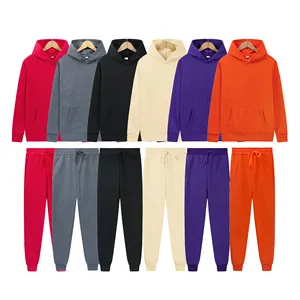 Sıcak satış özel eşofman takımlar Tech polar eşofman eşofman Unisex setleri erkek spor Hoodie seti essentials hoodie