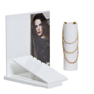 Acrilico controsoffitto gioielli espositore per collana di moda organizzatore vetrina con più scomparti in negozio al dettaglio - Product Image 3