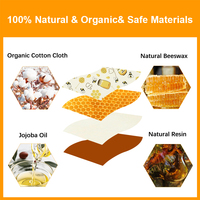 Envoltorios de Cera de Abeja al por Mayor, MOQ Flexible para Muestras, Impresión Digital Personalizada con Logotipo y Patrón, Tela de Cera de Algodón Segura para Contacto con Alimentos
