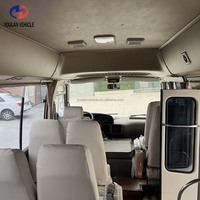 Vente en Chine de bus Coaster d'occasion à moteur essence LHD, mini-bus de transport