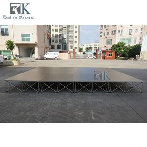 Plateforme de scène en aluminium, carrée, 4 pieds x 4 pieds, antidérapante - Product Image 3