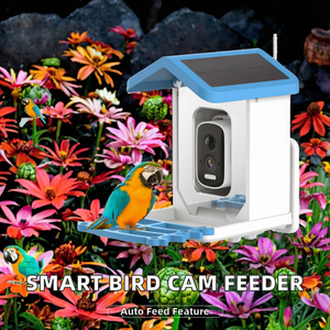 Mangeoire à oiseaux intelligente avec caméra en direct pour les amateurs d'oiseaux automatiquement chargée - Product Image 2