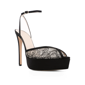 Novedades 2026, Zapatos de Baile con Punta en Pico, Tira en el Tobillo, <span class=keywords><strong>Medias</strong></span> Sexys, <span class=keywords><strong>Sandalias</strong></span> de Plataforma para Mujer - Product Image 2