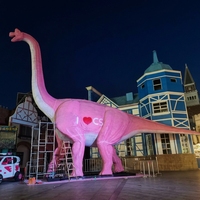 Dinosaure animatronique Allosaurus en métal haute fidélité avec mouvements réalistes pour une utilisation en intérieur/extérieur, aéroports, écoles, zoos, zones de safari