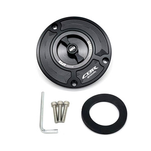 Tapa de tanque de combustible de liberación <span class=keywords><strong>r</strong></span>ápida CNC, cubierta de gasolina para <span class=keywords><strong>Honda</strong></span> CBR650R CB650R 2018-2023, <span class=keywords><strong>accesorios</strong></span> para motocicletas CNC - Product Image 3