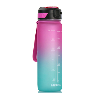 Borraccia Grande in Tritan Senza BPA da 32oz con Indicatore del Tempo, Bottiglia d'Acqua Ecologica Motivazionale da 1000ML <span class=keywords><strong>per</strong></span> Fitness - Product Image 5