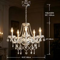 Lustre en fer de grande taille, style ROMANTIQUE, pour villa de luxe, origine Henan, décoration de plafond pour hôtel, restaurant, mariage