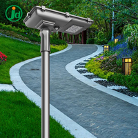Lampadaires solaires 10W 20W 30W 40W 50W 60W IP66 LED, système solaire tout-en-un pour jardin