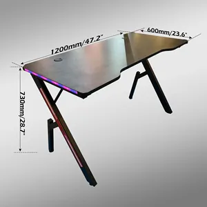 Nbhy tùy chỉnh sợi Carbon không thấm nước bề mặt RGB kiểm soát máy tính bảng PC chơi Game bàn - Product Image 2