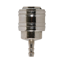 Conector de Manguera de Aire Tipo Europeo de Liberación Rápida, Conexión Hembra, Extremo de Manguera de Empuje, Tipo Alemán, Material de Acero, Anticorrosión, Industrial