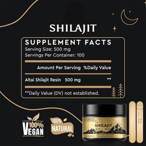Resina de Shilajit de Marca Privada Odm/oem, Suplemento Enzimático de Shilajit Puro del Himalaya con Ácido Fúlvico y Más de 85 Minerales Traza para Hombres y Mujeres - Product Image 2