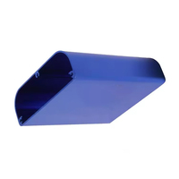 Boîtier de contrôle électronique métallique, boîtier complet en aluminium anodisé noir sur mesure, pour amplificateur, indice de protection IP55