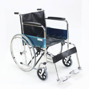 Equipo de fisioterapia Proveedores verificados Silla de ruedas de acero manual ligera para pacientes - Product Image 4