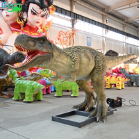 Modèle de dinosaure de grande taille pour parc d'attractions, dinosaure animatronique 3D, fabricants de dinosaures animatroniques personnalisés