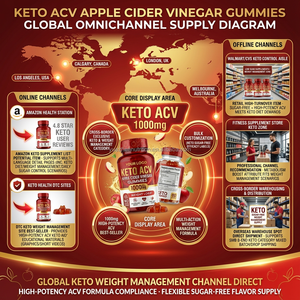 OEM/ODM cheto di aceto di sidro di mele della fabbrica di etichette Private Gummies buon gusto ricco di vitamine B12 B6 forte immunità per gli adulti - Product Image 2