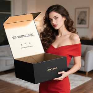 Hộp Cứng Cứng Cứng Bằng Bìa Cứng Kích Thước Tùy Chỉnh Hộp Nam Châm Mờ Bao Bì Hộp Quà Gấp Sang Trọng Có Nắp Từ Tính - Product Image 2