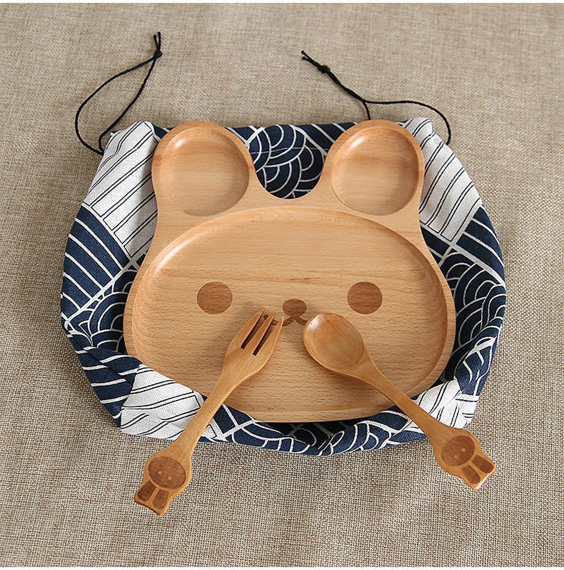 Fourchette + cuillère + pochette