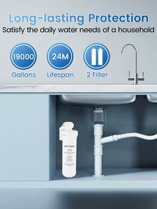 Manual Under-sink Activated <strong>Ceramic</strong> Carbon Water <strong>Purifier</strong> Household Power Easy Activation - Product Image 3