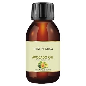 ETRUN ALISA Private Label olio di Avocado sfuso spremuto a freddo olio essenziale per schiarire la pelle crescita dei capelli semi commestibili raffinati - Product Image 1