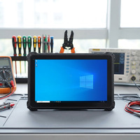 Tableta Robusta con Pantalla Táctil de 10 Pulgadas, Legible Bajo la Luz Solar, con Windows, IP67, Tableta Industrial con Windows de 10 Pulgadas