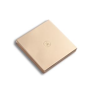 Folded Square Branded Cosmetic <b>Mirror</b> Light Gold Metal Pocket <b>Mirror</b> Personalized Pocket <b>Mirror</b> - Product Image 4