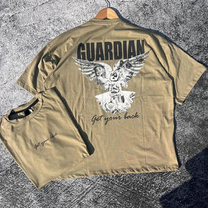 Camisetas a granel al por mayor Camiseta de algodón Sublimación Cuello personalizado Logo Algodón Hombre Camisa pesada - Product Image 4