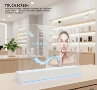 Écran tactile OLED transparent de 30/55 pouces, affichage numérique vertical, écran publicitaire pour vitrine de magasin, exposition de détail