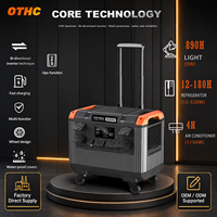 OTHC-T30 Centrale Électrique Portable LiFePO4 Grande Capacité Onduleur à Onde Sinusoïdale Pure UPS MPPT Solaire Charge Rapide Type C Écran LED