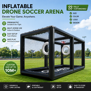 Cancha de Fútbol Inflable Comercial para Drones, Campo de Carreras de Drones de PVC Resistente con Marca Personalizada - Product Image 4