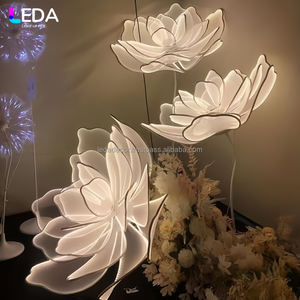 Leda ดอกบัวที่สง่างามตกแต่งงานแต่งงานปาร์ตี้กลางทางเดินไฟบัวเหมาะสำหรับตกแต่งงานปาร์ตี้ - Product Image 5