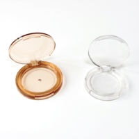 Vente en gros Boîte à poudre compacte vide personnalisée en plastique 6g 10g Conteneur avec couvercle transparent pour emballage cosmétique