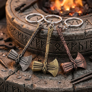 Llavero de Aleación de Zinc con Logotipo Personalizado del Martillo de <span class=keywords><strong>Thor</strong></span>, Inspirado en los Héroes de <span class=keywords><strong>Hulk</strong></span> <span class=keywords><strong>y</strong></span> los Vengadores, Regalo Duradero - Product Image 2