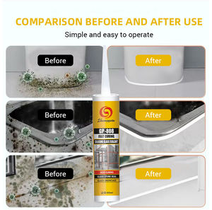 超強力速乾ガラス接着剤シリコン酢酸系シーラント（キッチンシンク、水槽用、耐水性、ISO9001包装） - Product Image 4